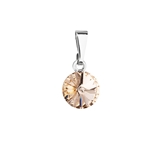 Prívesok bižutéria so Swarovski krištáľmi oranžový okrúhly 54018.3