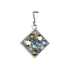 Prívesok bižutéria so Swarovski krištáľmi modrý kosoštvorec 54020.3 denim blue
