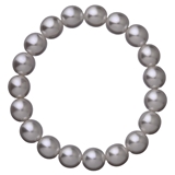 Perlový náramok šedý 56010.3 grey
