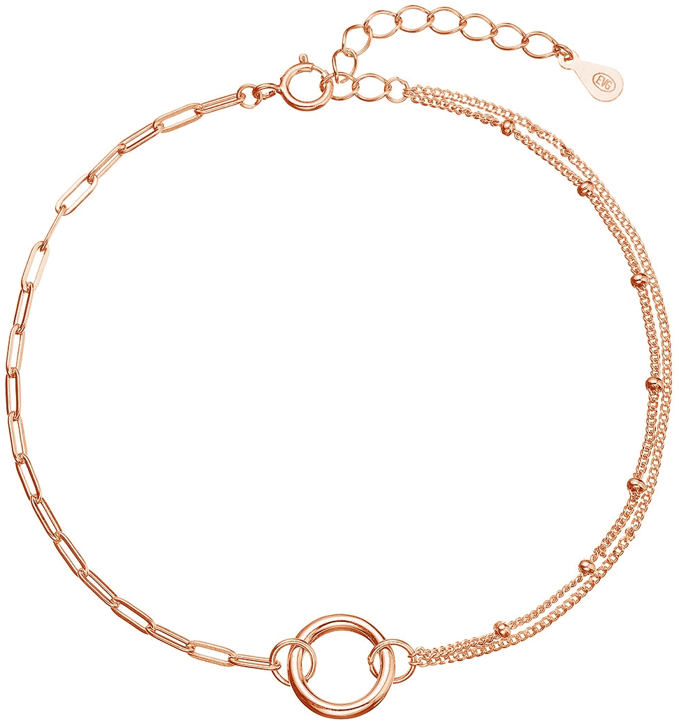 Pozlátený strieborný ROSE náramok krúžok 63013 rose