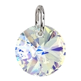 Prívesok bižutéria so Swarovski krištálmi ovál 54039.5