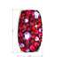 Strieborný prívesok s krištáľmi Swarovski červený obdĺžnik 34194.3 cherry