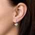 Strieborné náušnice visiace s krištáľmi Swarovski biele srdce 31125.1