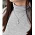 Strieborný prívesok s krištáľmi Swarovski mix farieb motýľ 34192.3 sakura